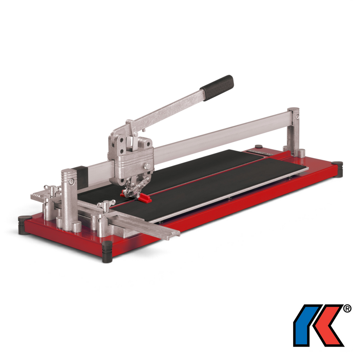 Werkfit Fliesenschneidmaschine Topline Standard Light 630 mm in Rot mit präzisem Führungsschienensystem