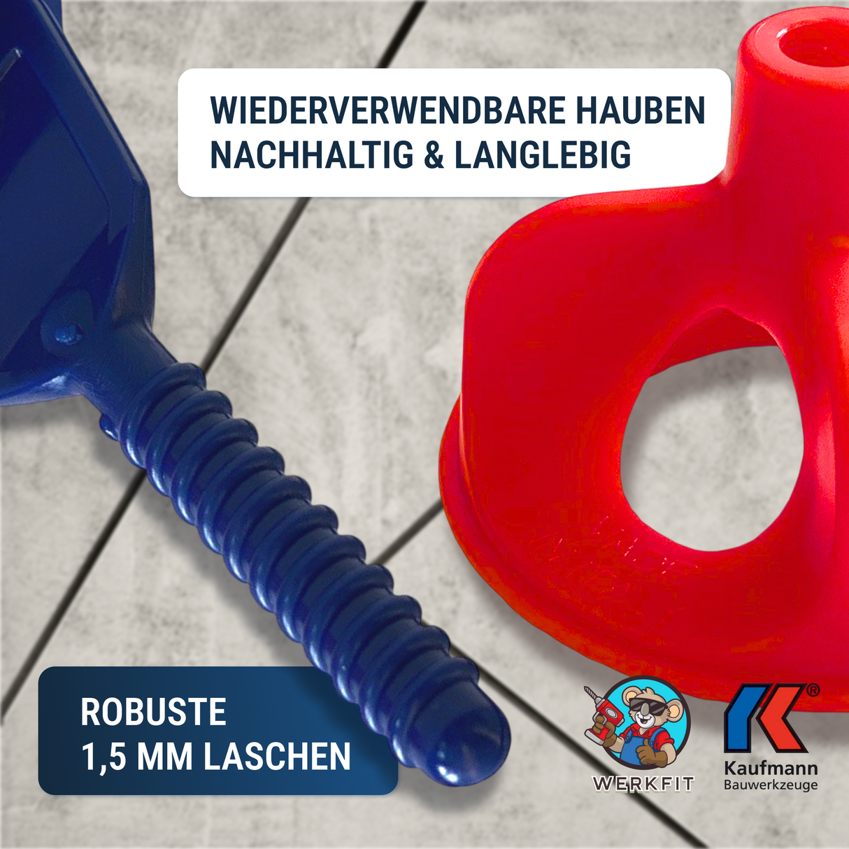 Fliesenverlegehilfe Nivelliersystem 1,5 mm