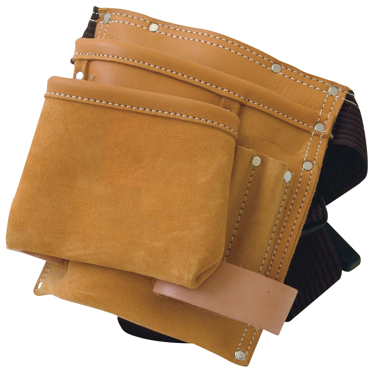 Nageltasche Top-Qualität mit 2 Taschen, Gürtel und 2 Hammerschlaufen