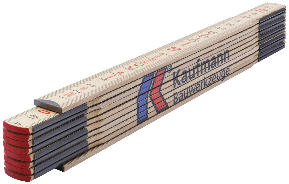 Holz-Gliedermassstab 2 m natur – Kaufmann