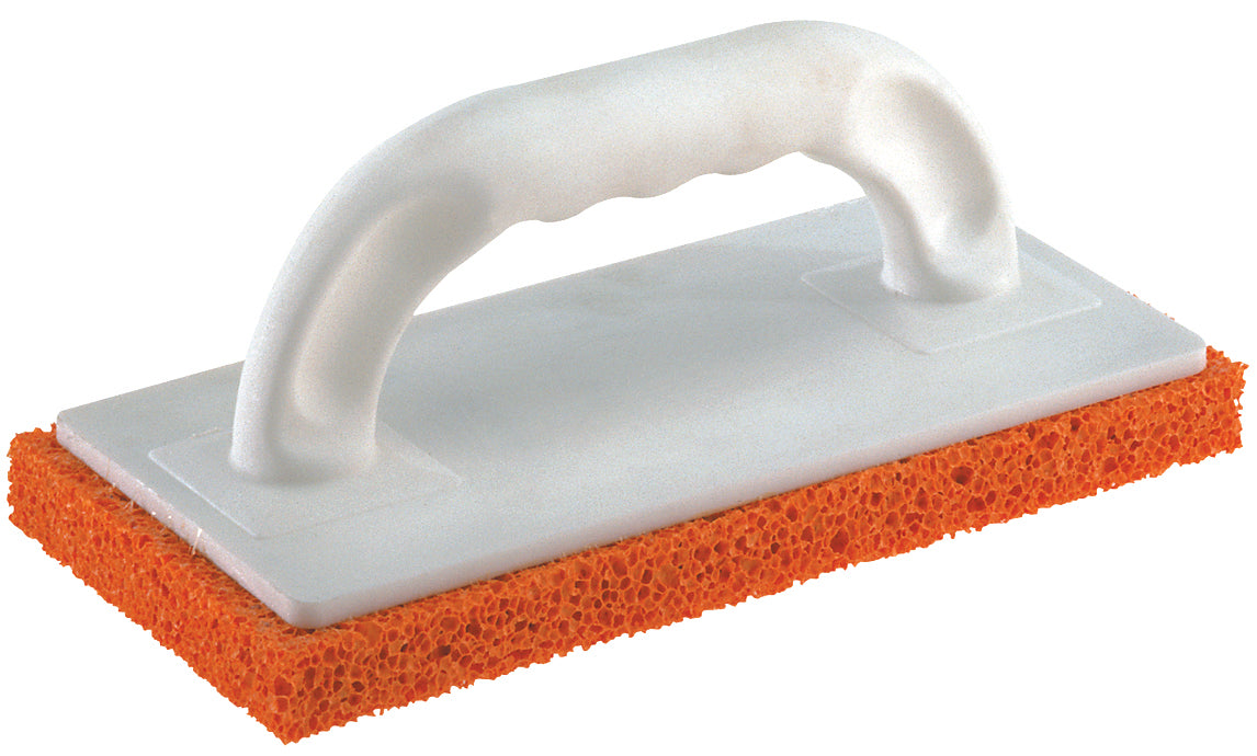 Reibebrett Schwammgummi grob/rot