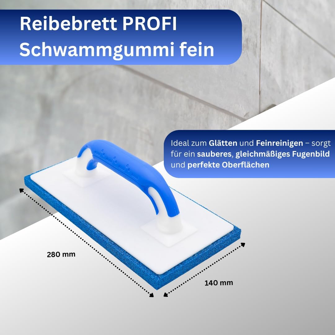 Fliesen Waschset 22 Liter – Waschboy mit Noppenrollen, Ausdrücksieb & Reibebrettern