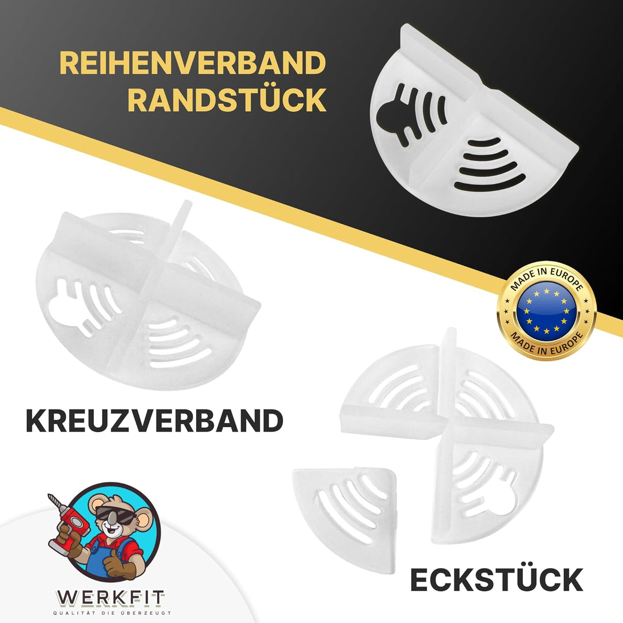 Fugenkreuze Terrassenplatten mit Teller