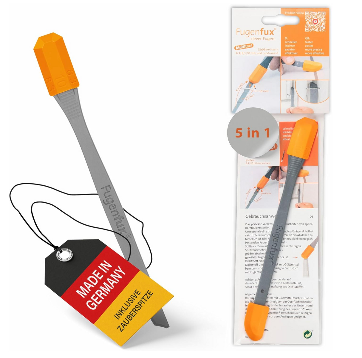 Fugenfux Multitool, Fasen und Runden universal