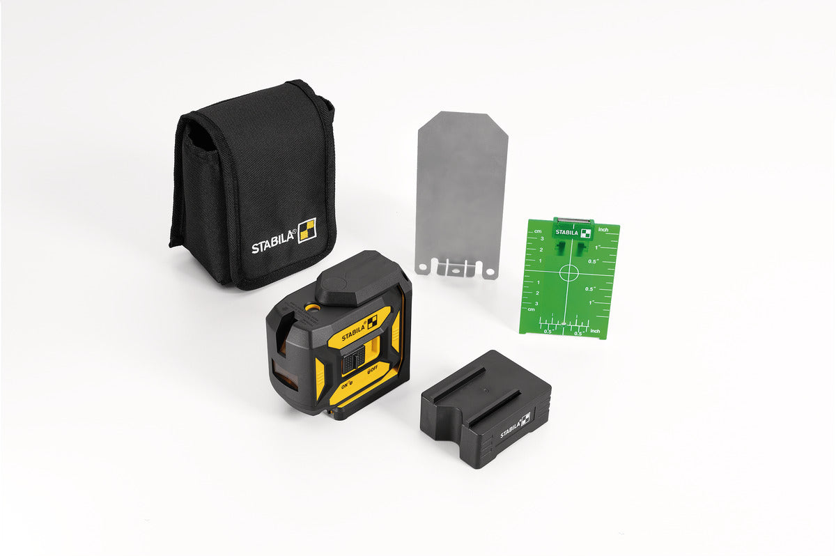 Kreuzlinien-Lot-Laser LAX 320 G, 5-teiliges Set