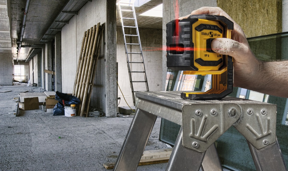 Kreuzlinien-Lot-Laser LAX 300 4-teiliges Set