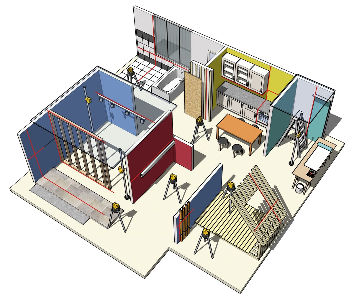 Kreuzlinien-Laser LAX 50