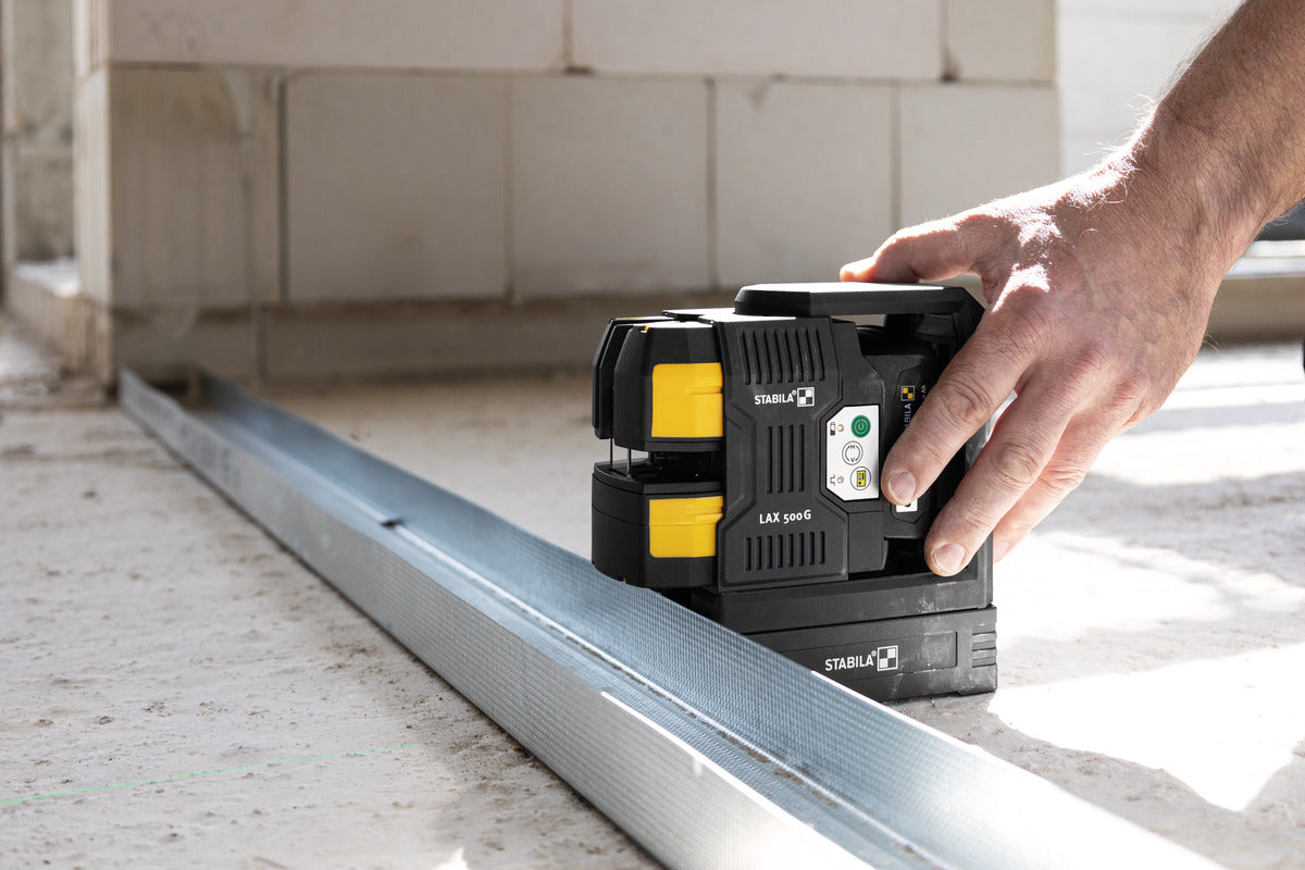 Kreuzlinien-Lot-Laser LAX 500 G 7-teiliges Set