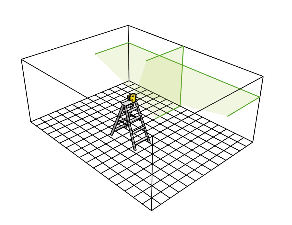 Kreuzlinien-Laser LAX 50 G 3-teiliges Set