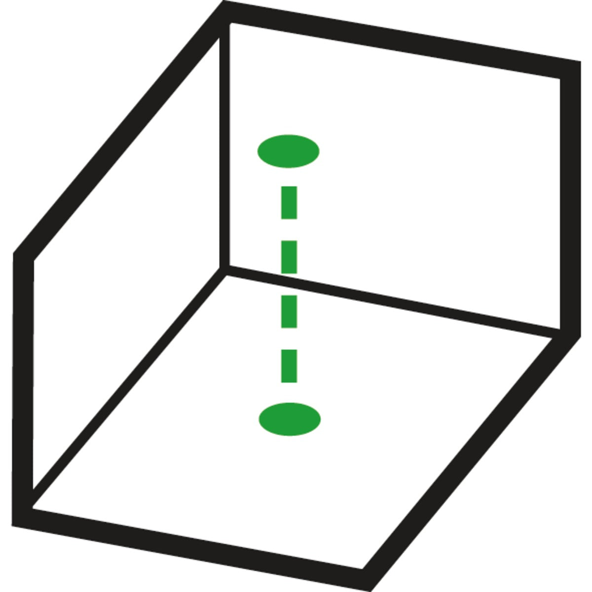 Kreuzlinien-Lot-Laser LAX 300 G 4-teiliges Set