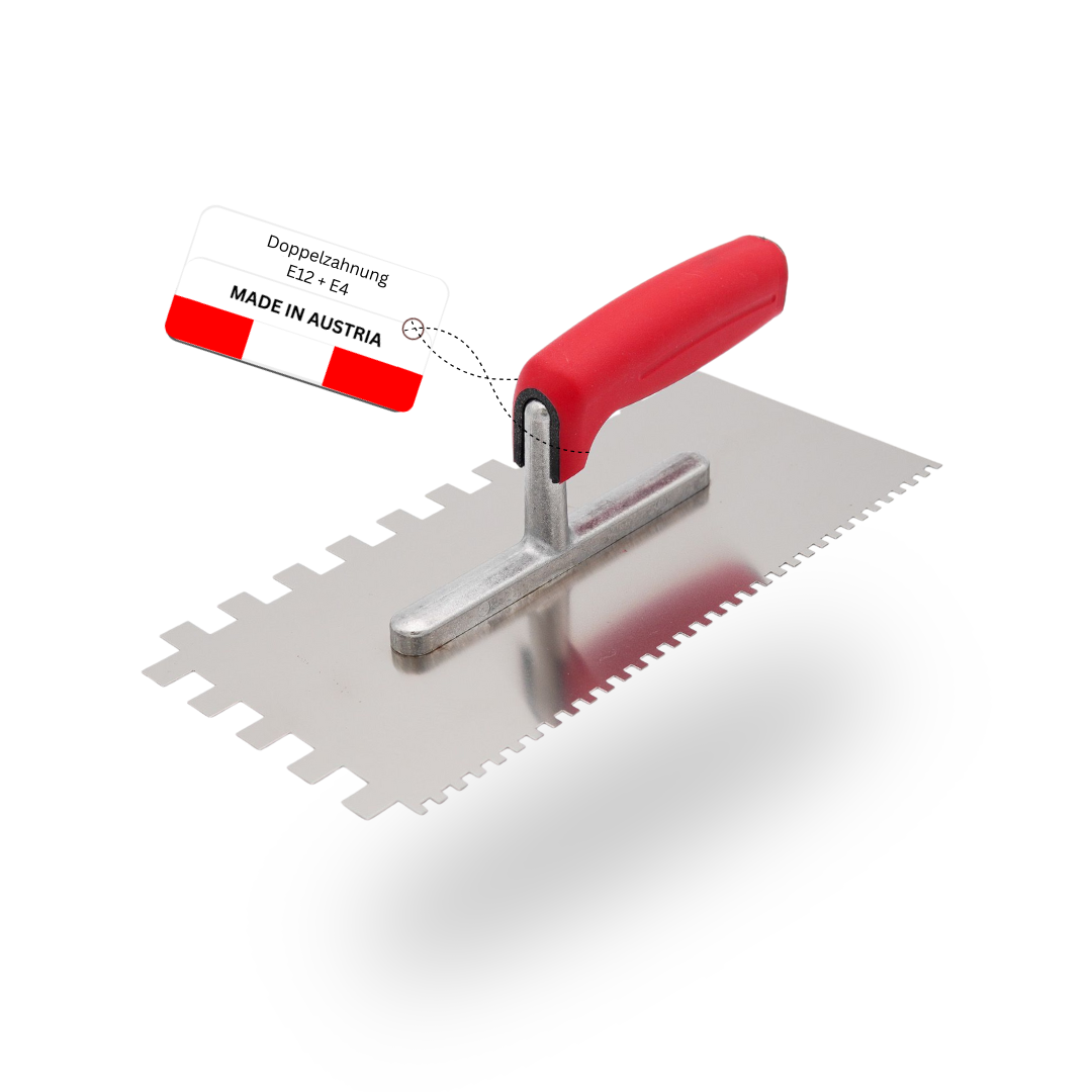 Doppel-Zahnkelle Edelstahl – Softgriff – E4/E10 oder E4/E12 – Profiqualität