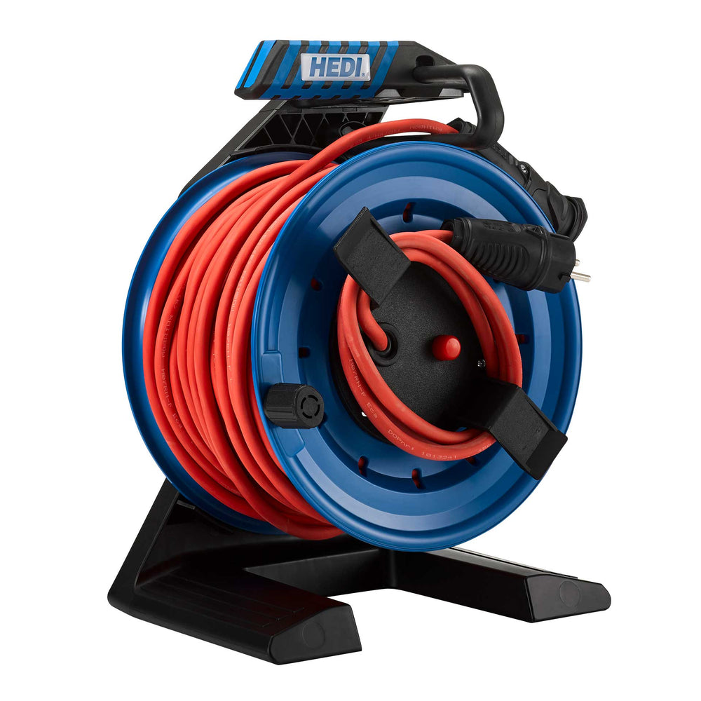 Vollkunststoff-Gerätekabeltrommel Companion Ø 250 mm, 25 m (H07RN-F 3G1,5), IP44 – 1× Schutzkontakt