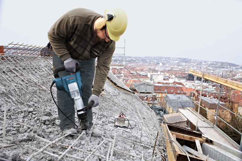 Schlaghammer mit SDS max GSH 11 VC im Handwerkerkoffer