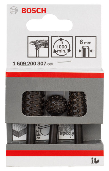 3-tlg. Freihandfräser-Set, 16 mm