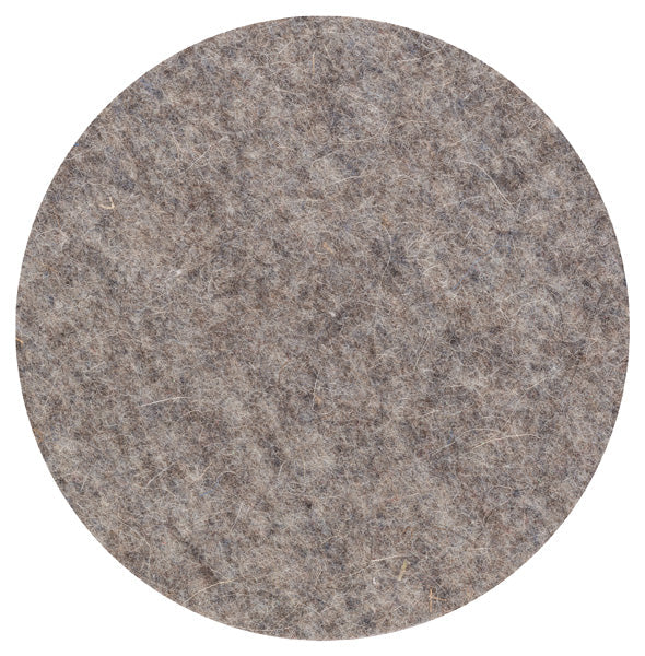 Polierfilz für Exzenterschleifer, weich, Klett, 160 mm, 2er-Pack