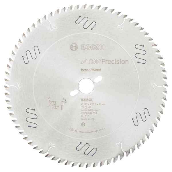 Kreissägeblatt Top Precision Best for Wood S 315 x 30 - 72