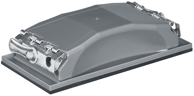 Handschleifklotz, aus Kunststoff, mit Spannvorrichtung, 160 x 85 mm