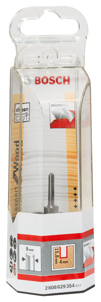 Nutfräser Expert for Wood, Voll-Carbide, 8 mm, D1 4 mm, L 15,8 mm, G 50,7 mm