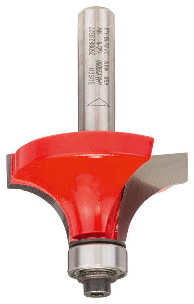 Abrundfräser Expert for Wood, 8 mm, D 38,1 mm, R1 12,7 mm, L 19 mm, G 61 mm