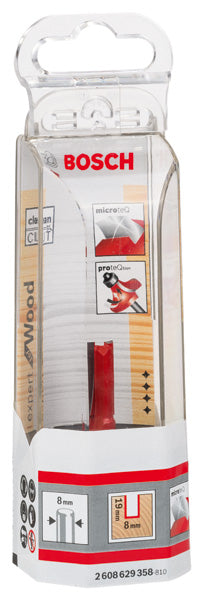 Nutfräser Expert for Wood, Carbide, 8 mm, D1 8 mm, L 19 mm, G 52 mm