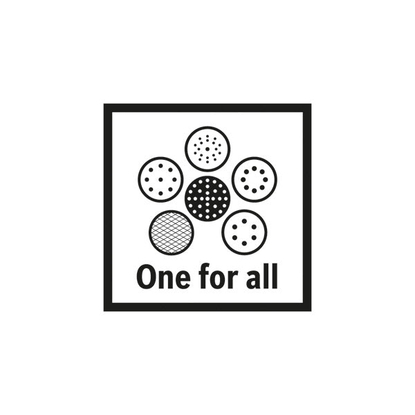 EXPERT Universal-Multi-Loch-Schleifteller, 125 mm, weich