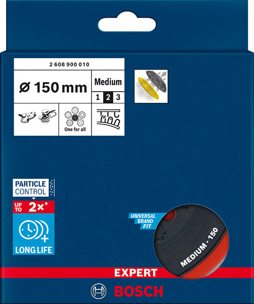 EXPERT Multi-Loch-Schleifteller für Bosch, 150 mm, mittel