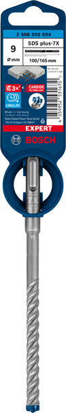 EXPERT SDS plus-7X Hammerbohrer, 9 x 100 x 165 mm