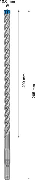 EXPERT SDS plus-7X Hammerbohrer, 10 x 200 x 265 mm