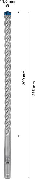 EXPERT SDS plus-7X Hammerbohrer, 11 x 200 x 265 mm