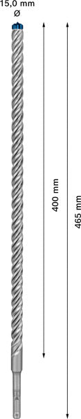 EXPERT SDS plus-7X Hammerbohrer, 15 x 400 x 465 mm