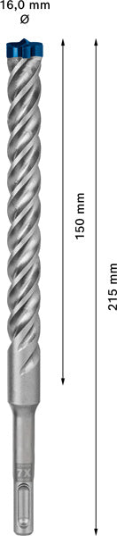 EXPERT SDS plus-7X Hammerbohrer, 16 x 150 x 215 mm