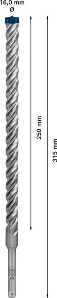 EXPERT SDS plus-7X Hammerbohrer, 16 x 250 x 315 mm