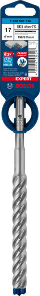 EXPERT SDS plus-7X Hammerbohrer, 17 x 150 x 215 mm