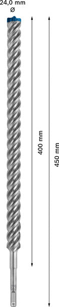 EXPERT SDS plus-7X Hammerbohrer, 24 x 400 x 450 mm