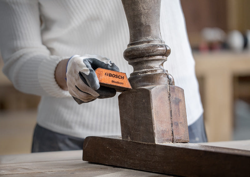 EXPERT Flex S473 Schaumstoff-Schleifteller, 98 x 120 x 13 mm, superfein