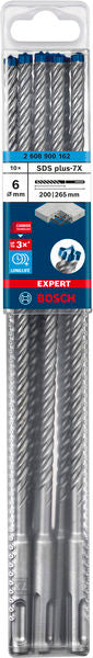 EXPERT SDS plus-7X Hammerbohrer, 6 x 200 x 265 mm, 10er-Pack