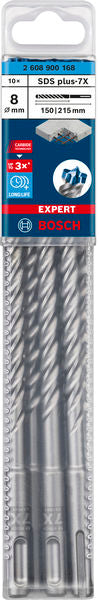 EXPERT SDS plus-7X Hammerbohrer, 8 x 150 x 215 mm, 10er-Pack
