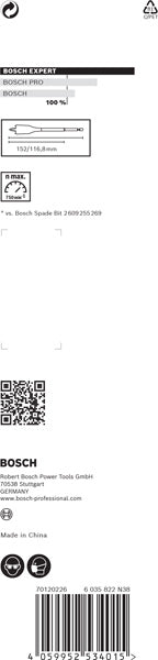 EXPERT SelfCut Speed Flachfräsbohrer, 35 x 152 mm