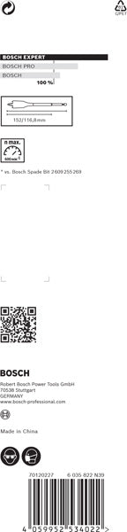 EXPERT SelfCut Speed Flachfräsbohrer, 36 x 152 mm