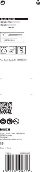 EXPERT SelfCut Speed Flachfräsbohrer, 17 x 400 mm