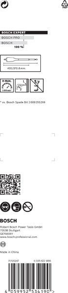 EXPERT SelfCut Speed Flachfräsbohrer, 18 x 400 mm