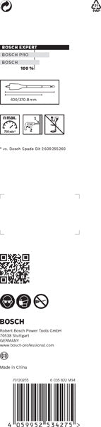 EXPERT SelfCut Speed Flachfräsbohrer, 30 x 400 mm