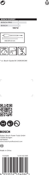 EXPERT SelfCut Speed Flachfräsbohrer, 32 x 400 mm