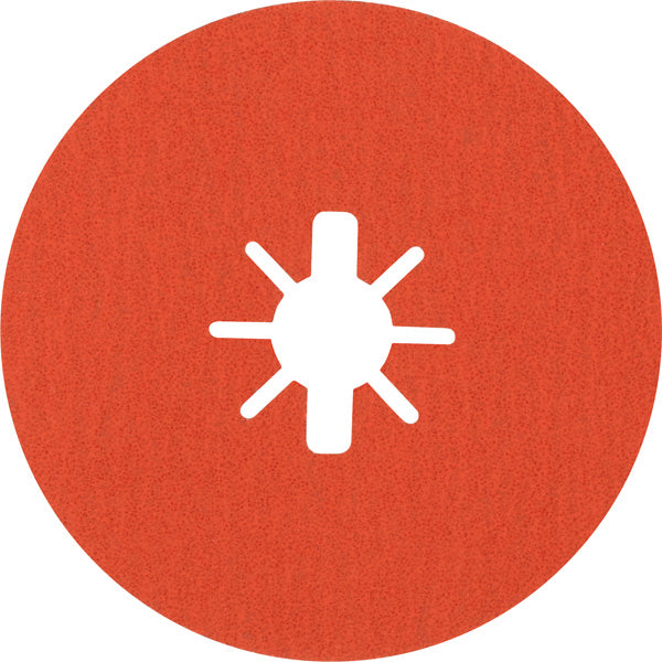 EXPERT R782 Prisma Ceramic Fiberscheibe, X-LOCK, 125 mm, 22,23 mm, K 80, 5-tlg.