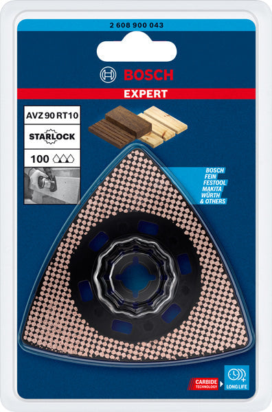 EXPERT Sanding Plate AVZ 90 RT10 Blatt für Multifunktionswerkzeuge, 90 mm