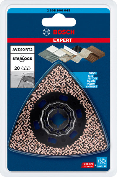 EXPERT Sanding Plate AVZ 90 RT2 Blatt für Multifunktionswerkzeuge, 90 mm