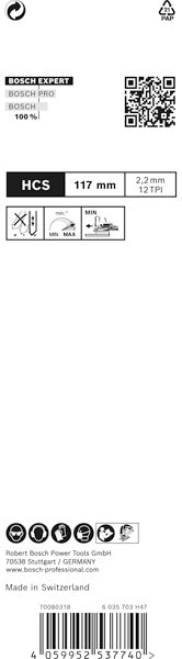 EXPERT ‘Wood 2-side clean’ T 308 B Stichsägeblatt, 3 Stück