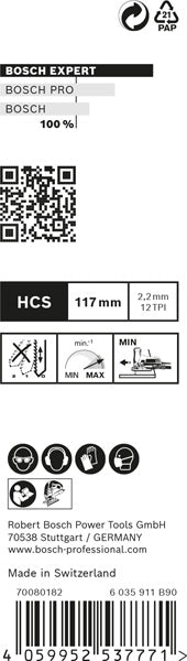 EXPERT ‘Wood 2-side clean’ T 308 B Stichsägeblatt, 100 Stück