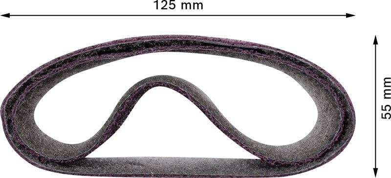 EXPERT N470 Schleifhülse für Satinierer, 100 x 290 mm, 90 mm, mittel, 10 Stk.
