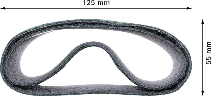 EXPERT N470 Schleifhülse für Satinierer, 100 x 290 mm, 90 mm, fein, 10 Stk.